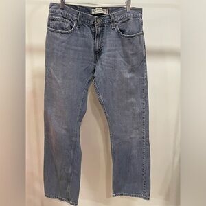 Levi’s Womens 514 Blue Jeans Red Tab Slim Straight Denim 34x30 Western Vintage